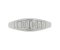 Addis art deco style baguette diamond eternity ring top view