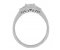 Art deco Enzo Emerald cut and baguette diamond engagement ring side view