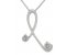 Contemporary crossover modernist style round diamond pendant main image