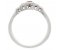 Art deco style Baguette Ruby eternity ringside view
