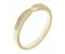 BOW SHAPED ROUND DIAMOND ETERNITY WEDDING RING yellow