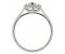 Daisy style claw set round ruby and diamond cluster ring